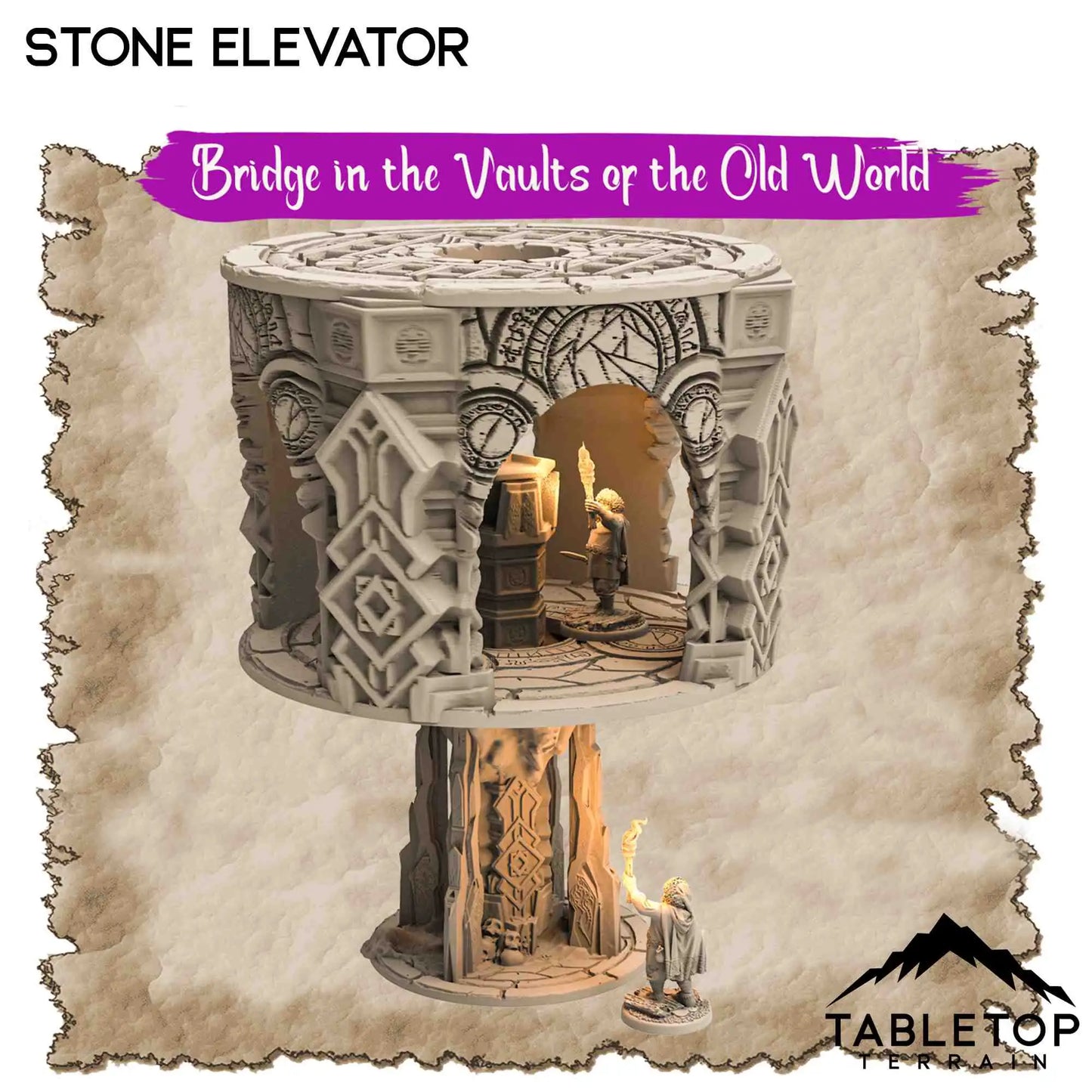 Bridge in the Vaults of the Old World - Thematic Dungeon Terrain