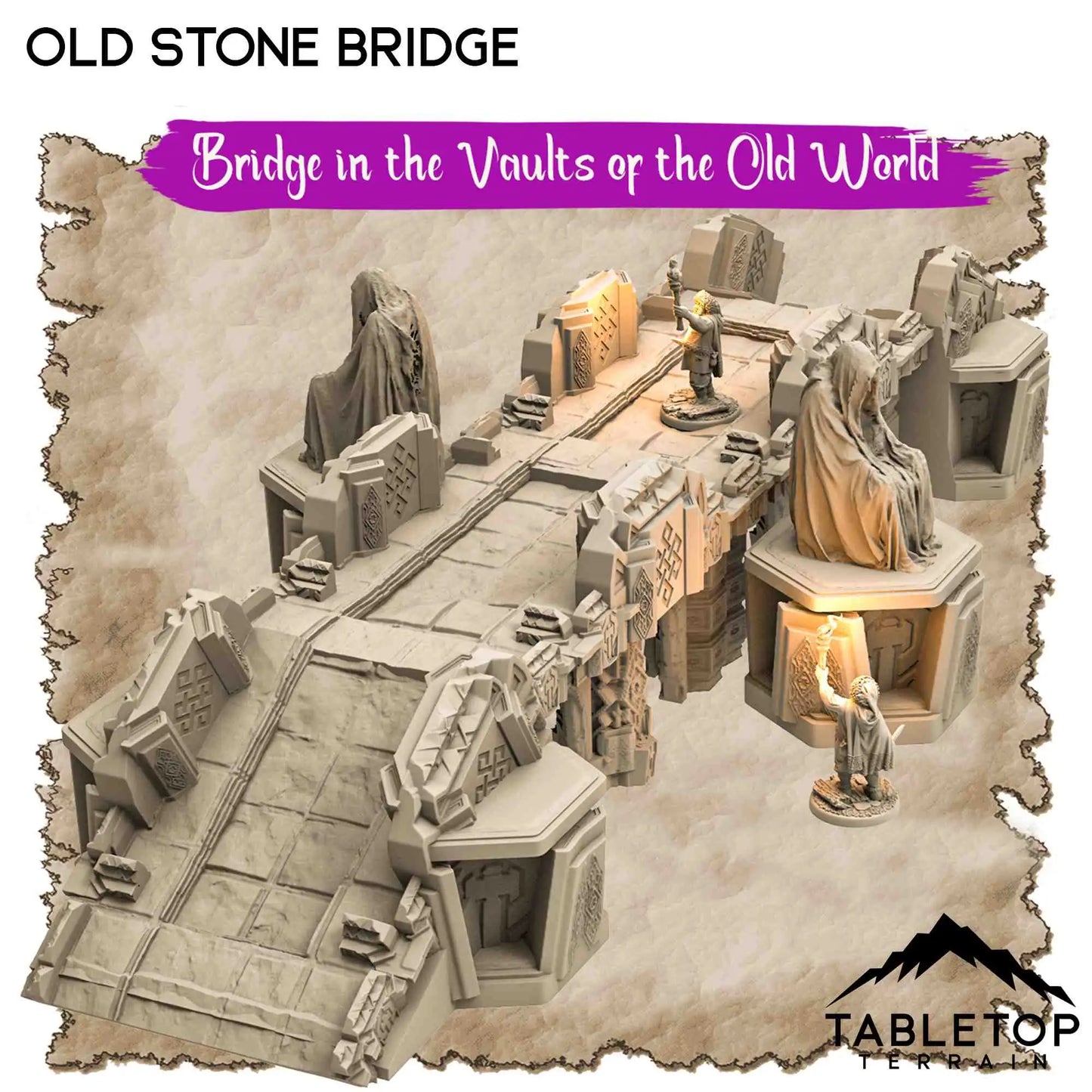 Bridge in the Vaults of the Old World - Thematic Dungeon Terrain