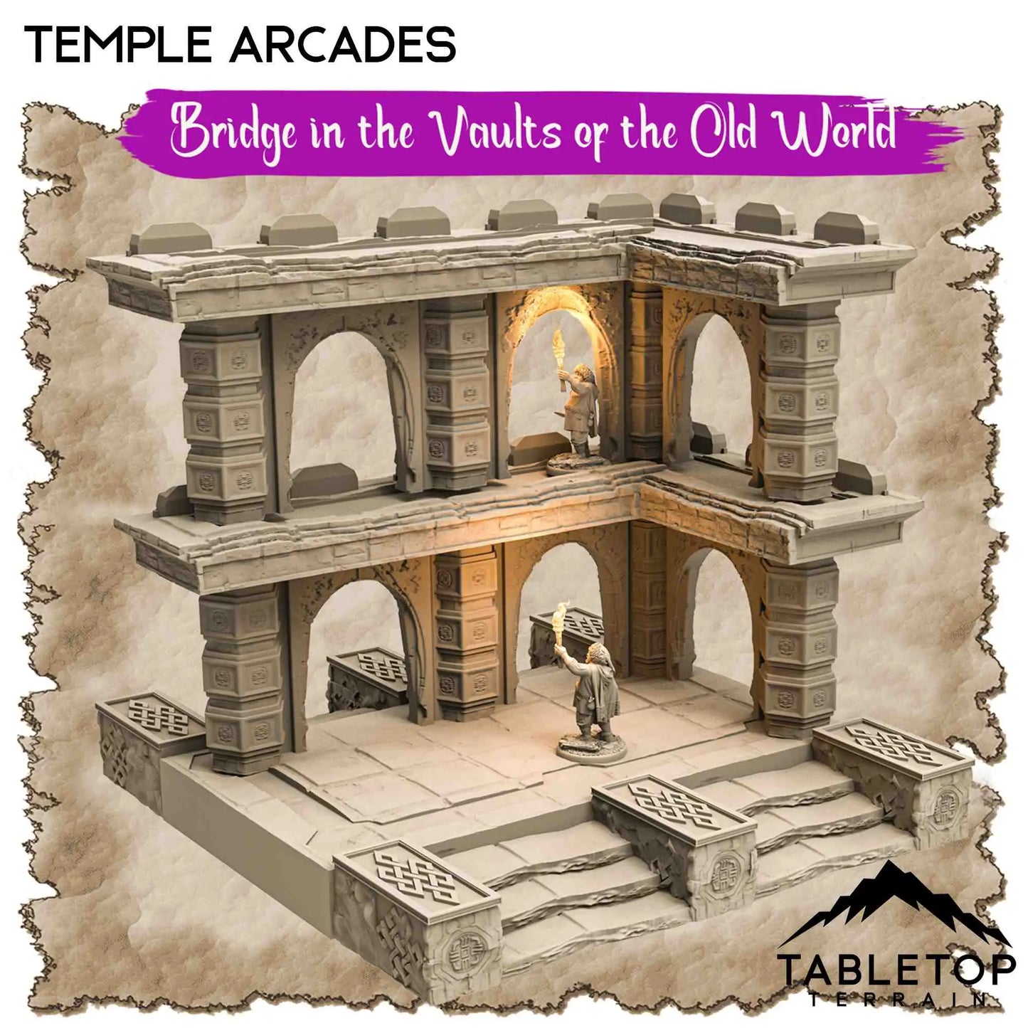Bridge in the Vaults of the Old World - Thematic Dungeon Terrain