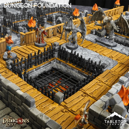 Dungeon Foundation Gaming Board Compatible with HeroQuest First Light