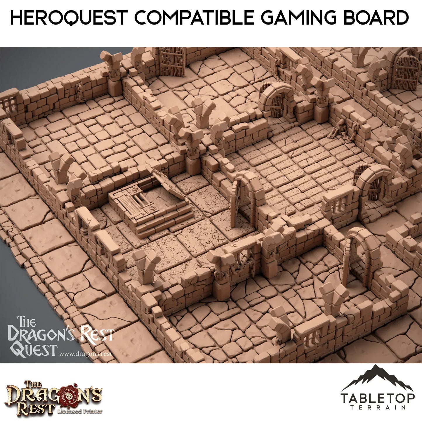 Dungeon Gaming Board Compatible with HeroQuest