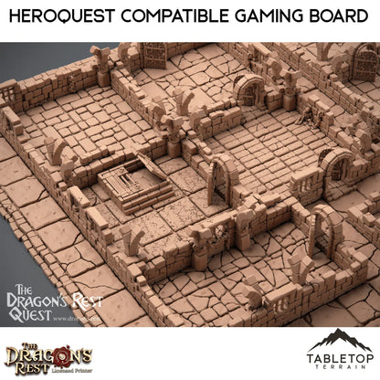 Dungeon Gaming Board Compatible with HeroQuest
