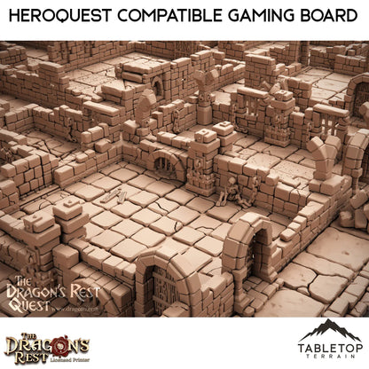 Dungeon Gaming Board Compatible with HeroQuest