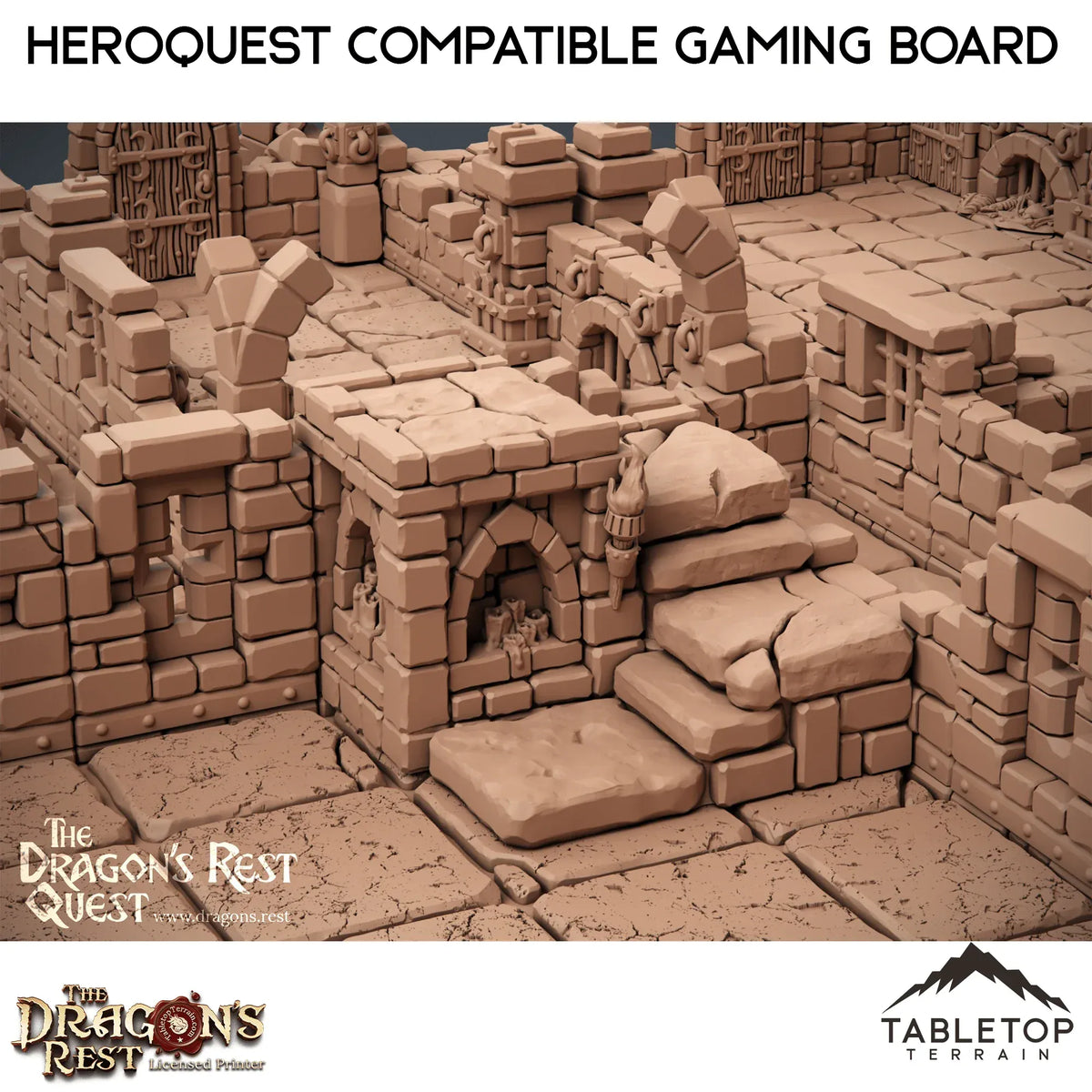 Dungeon Gaming Board Compatible with HeroQuest