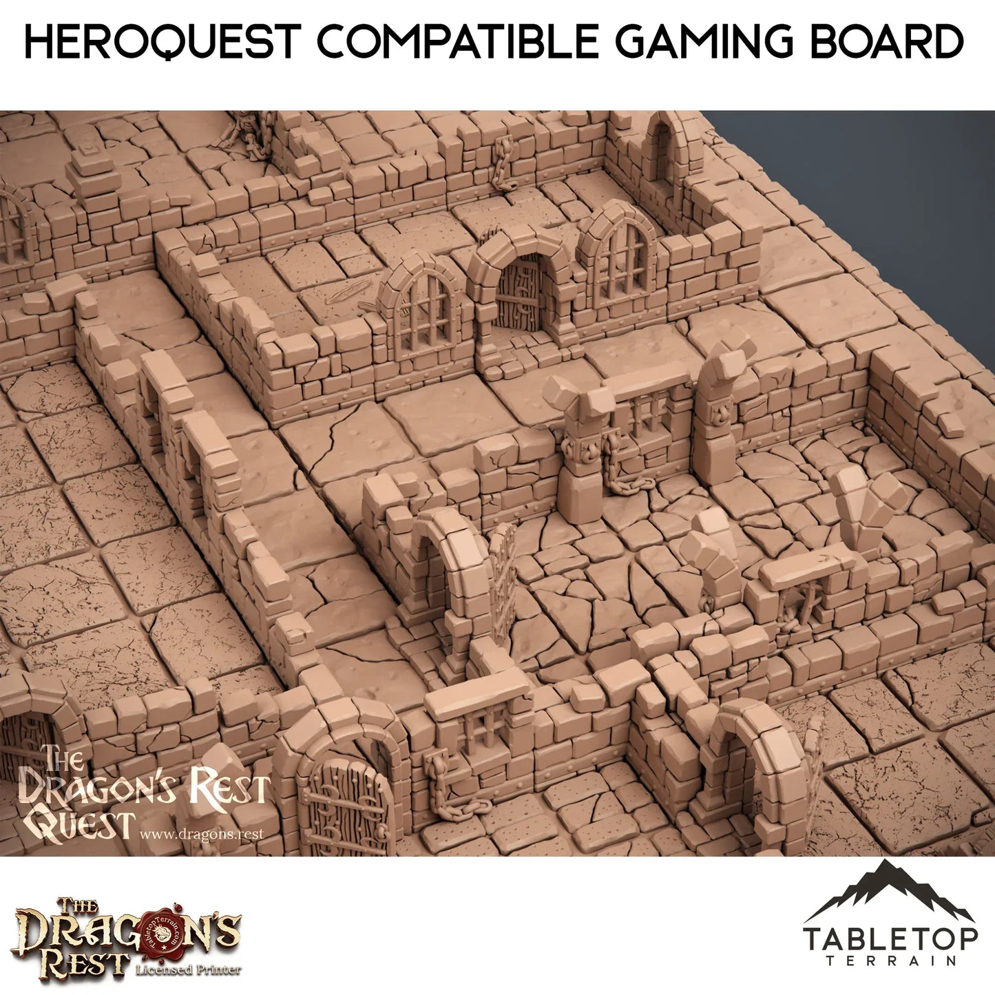 Dungeon Gaming Board Compatible with HeroQuest