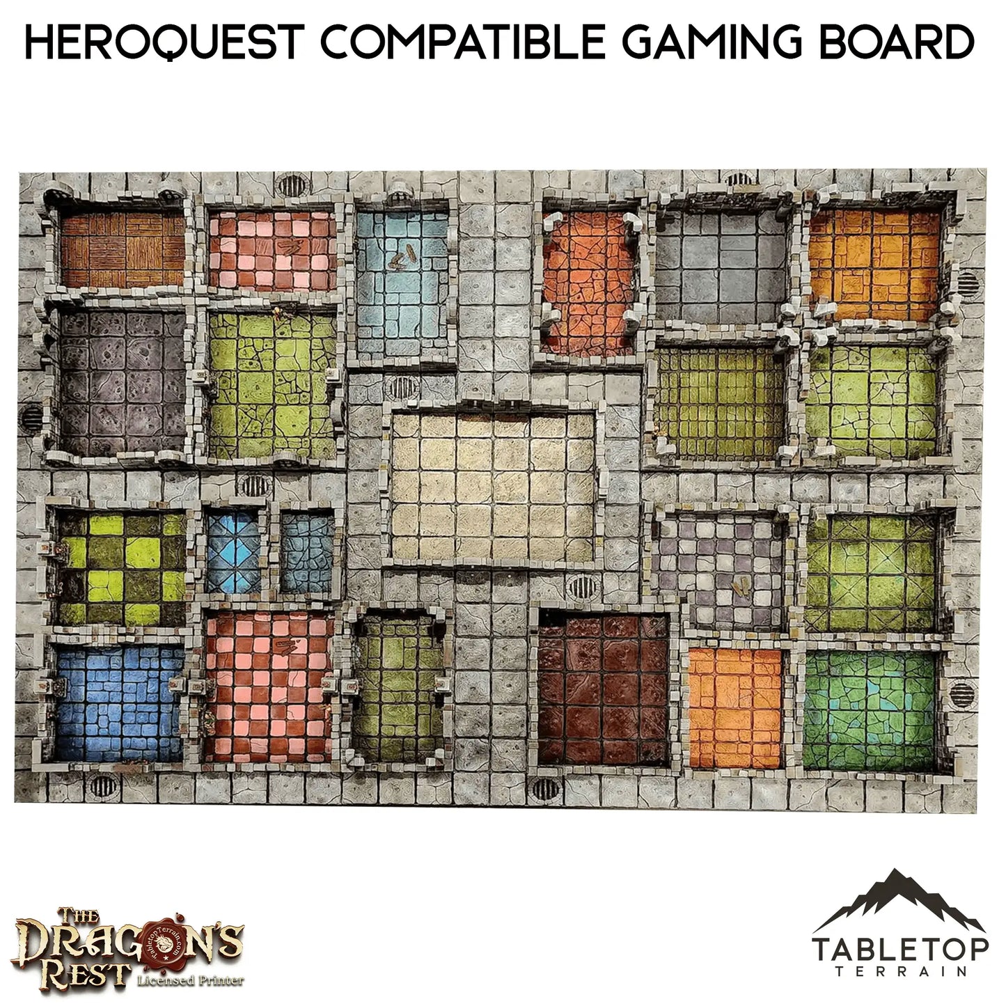 Dungeon Gaming Board Compatible with HeroQuest