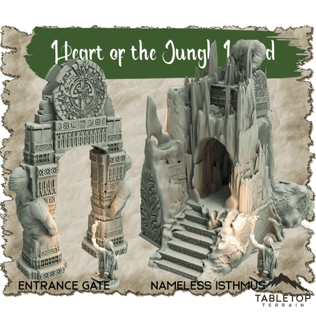 Heart of the Jungle Island - Thematic Dungeon Terrain