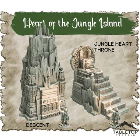 Heart of the Jungle Island - Thematic Dungeon Terrain