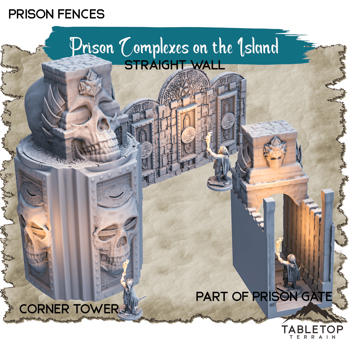 Prison Complexes on the Island - Thematic Dungeon Terrain