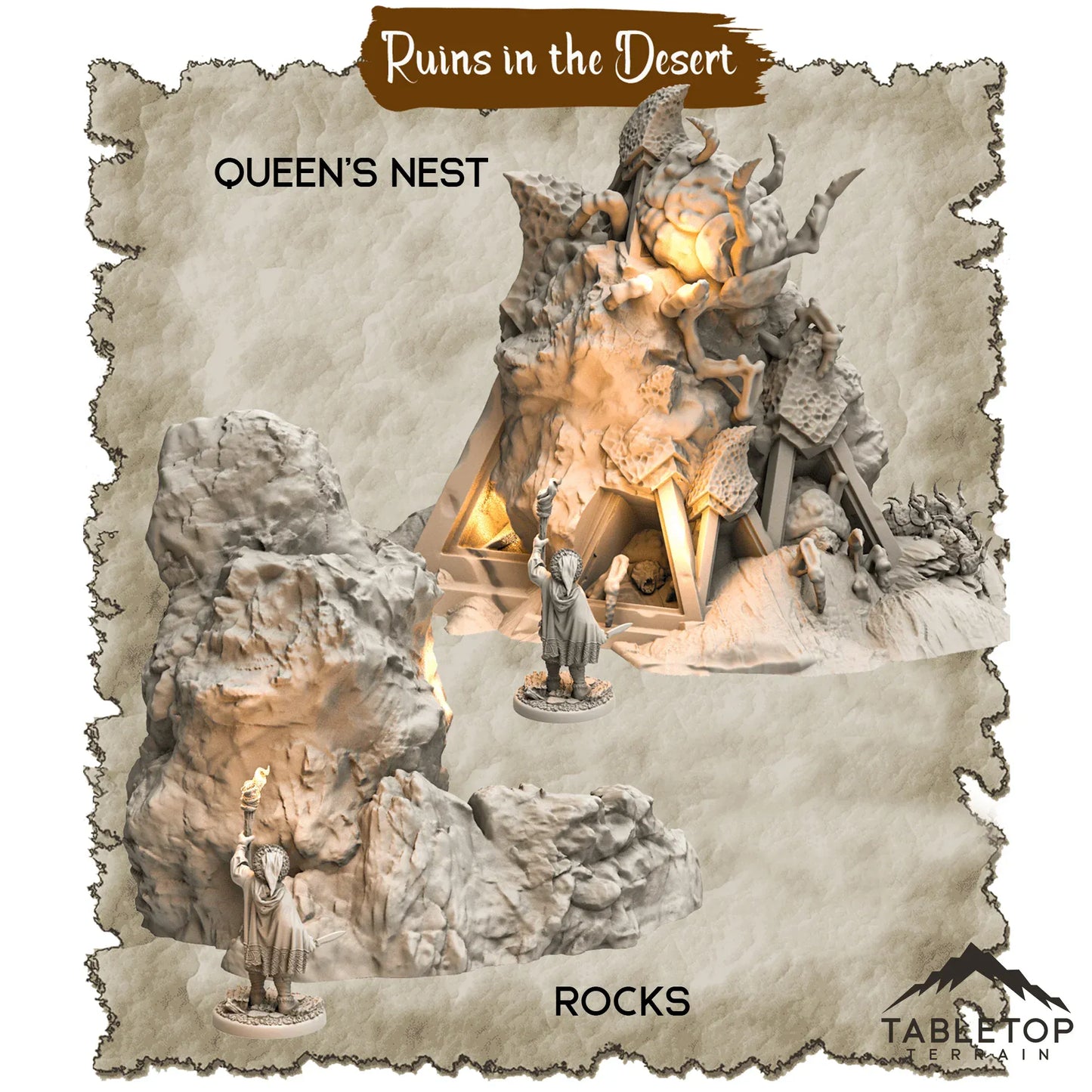 Ruins in the Desert - Thematic Dungeon Terrain