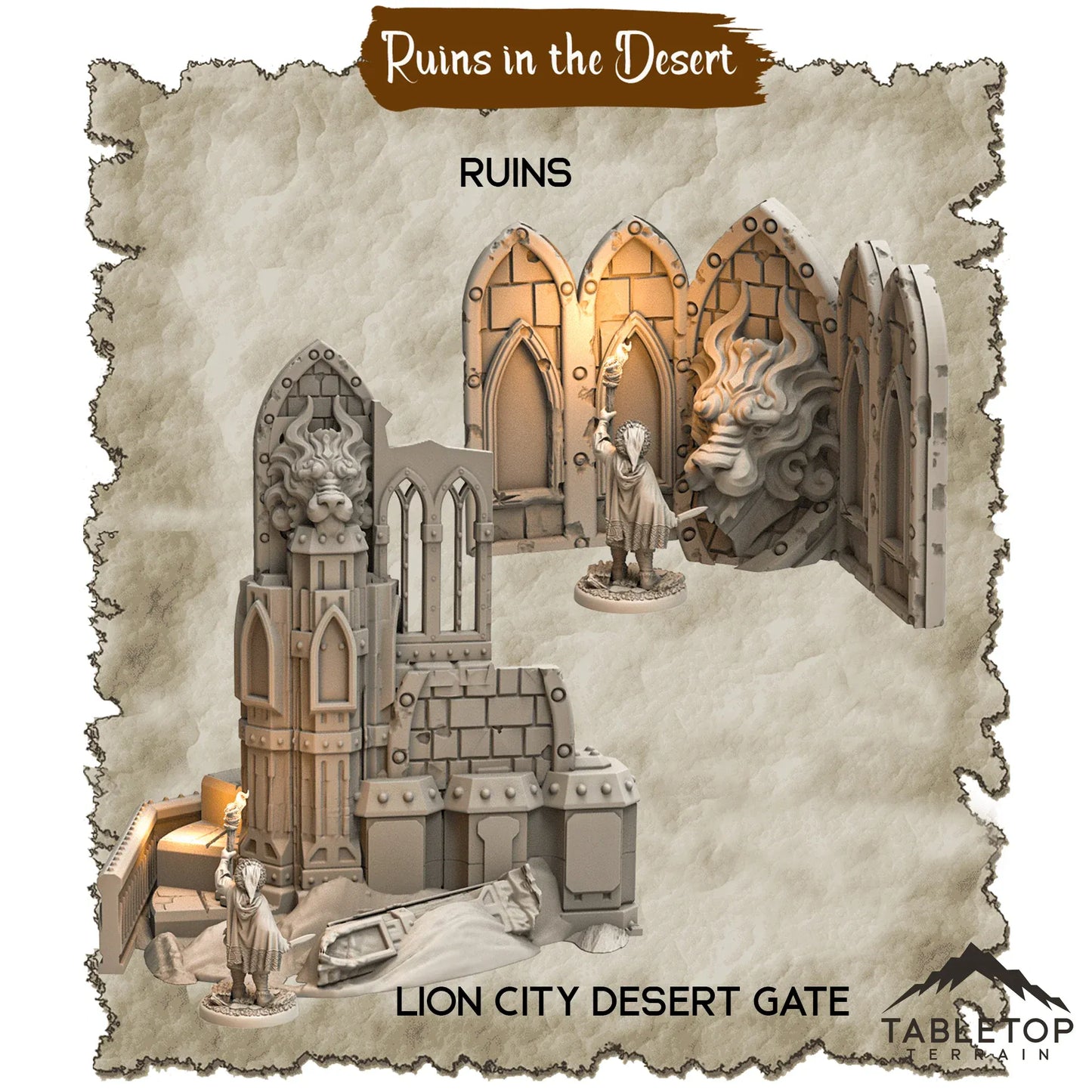 Ruins in the Desert - Thematic Dungeon Terrain