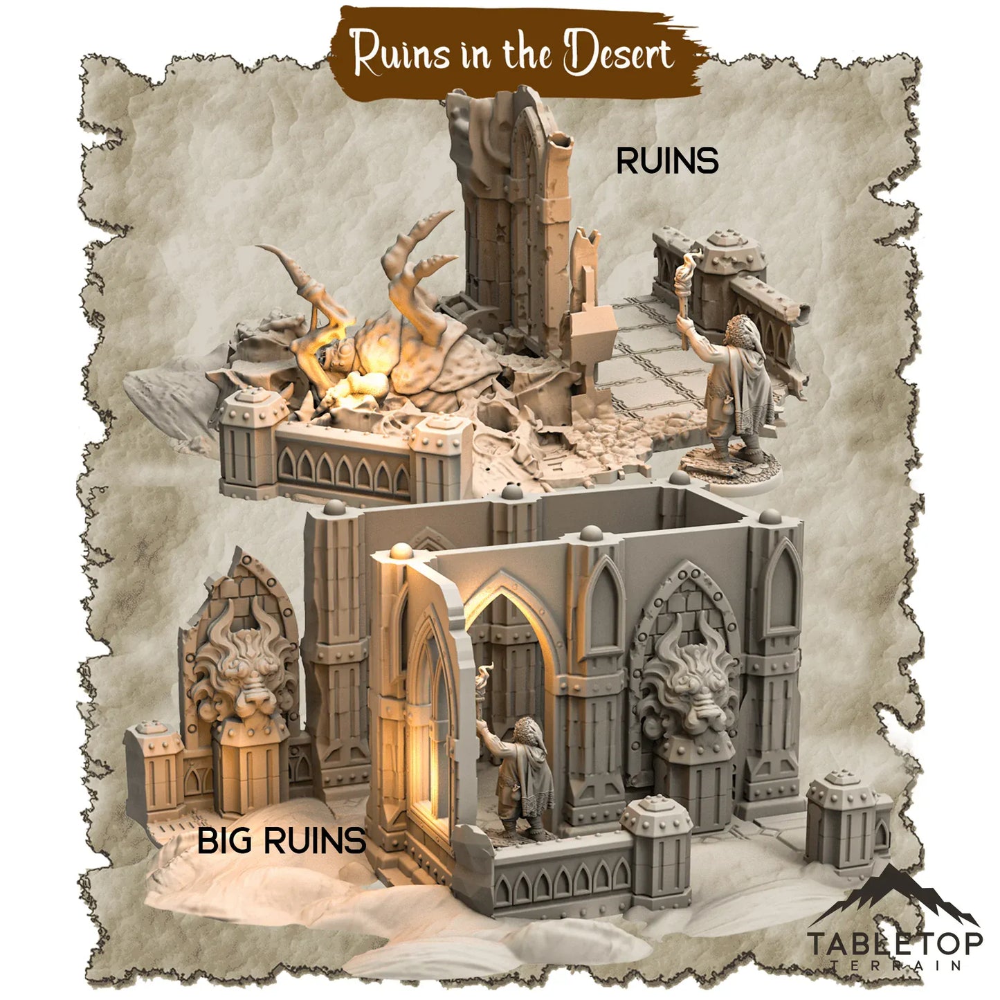 Ruins in the Desert - Thematic Dungeon Terrain