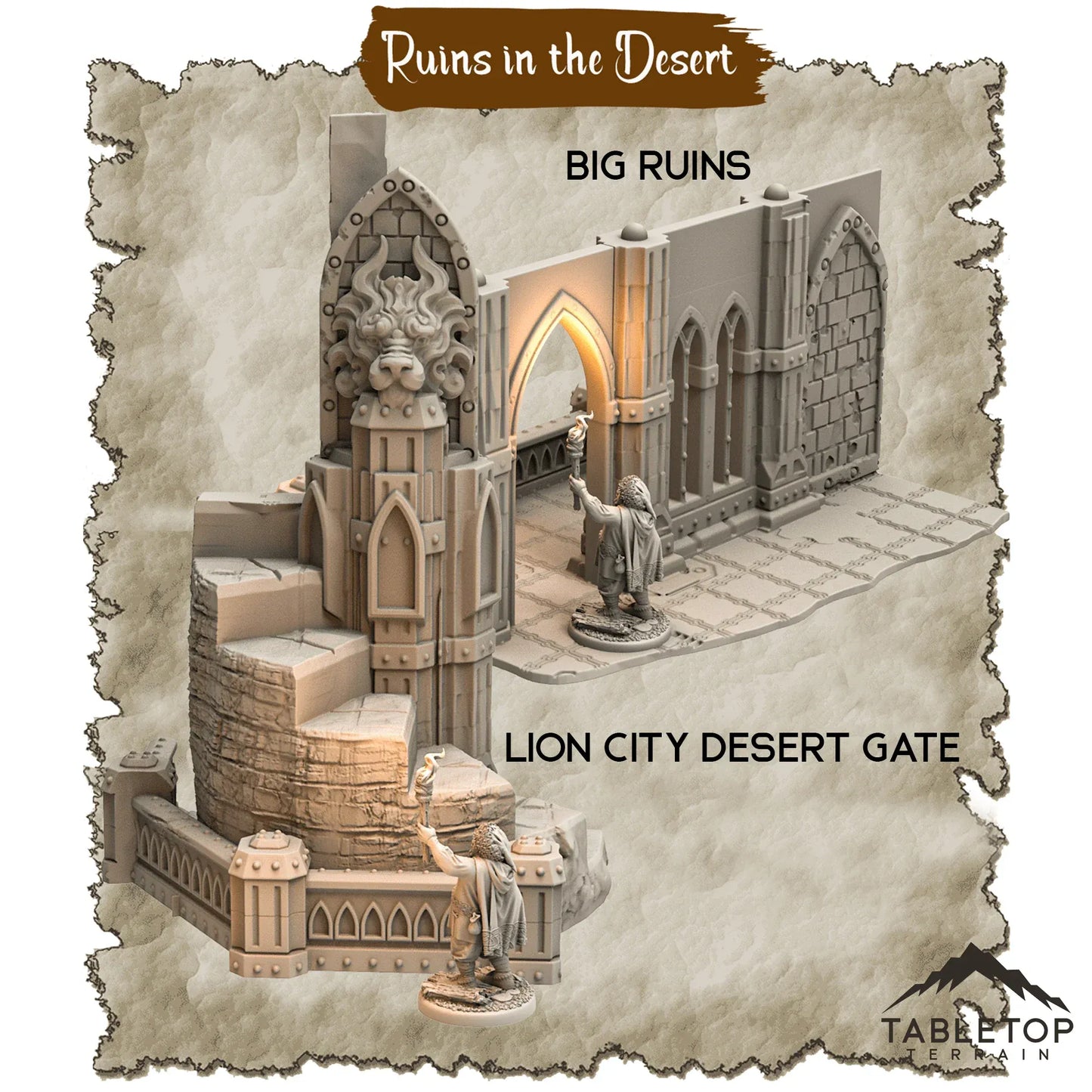Ruins in the Desert - Thematic Dungeon Terrain