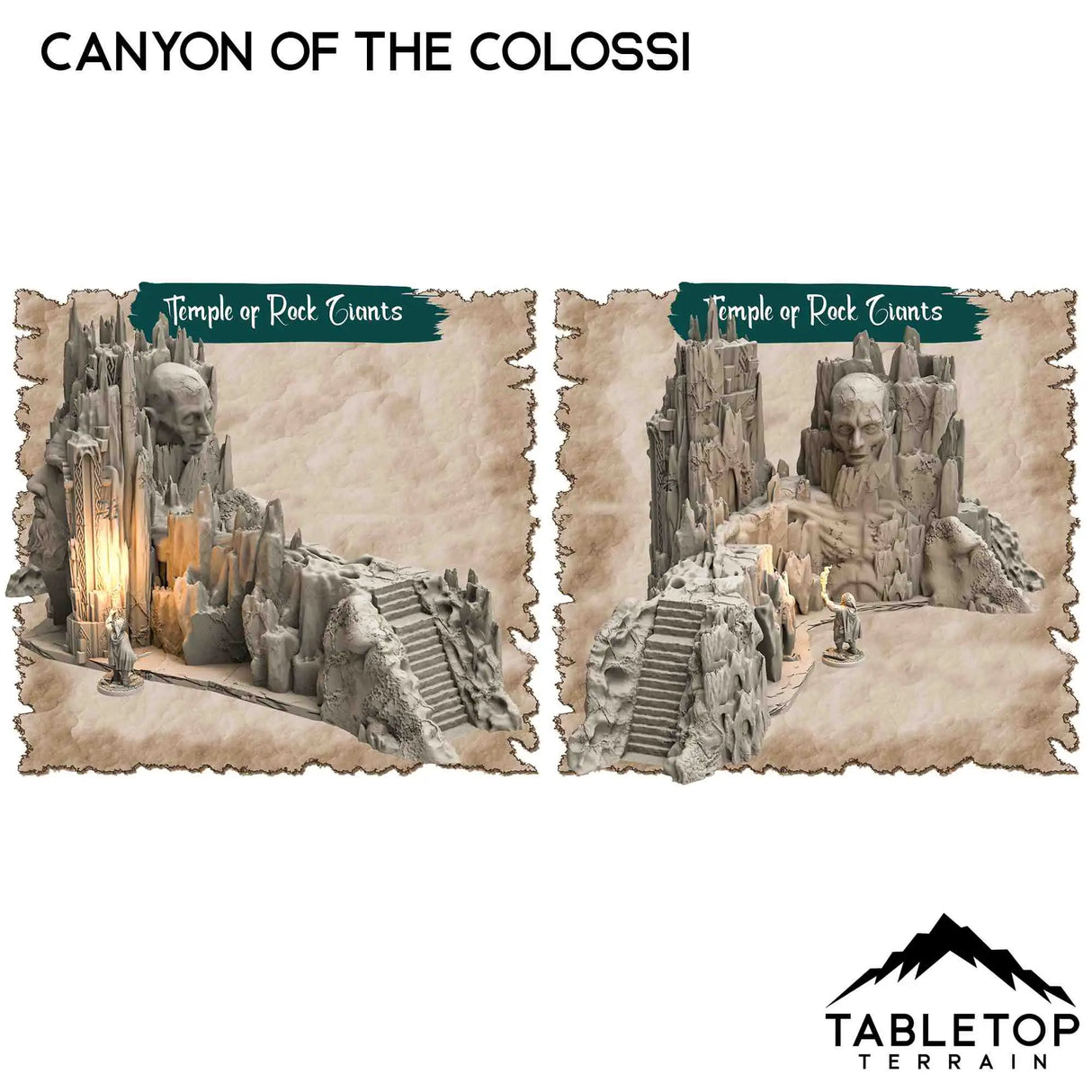 Temple of the Rock Giants - Thematic Dungeon Terrain