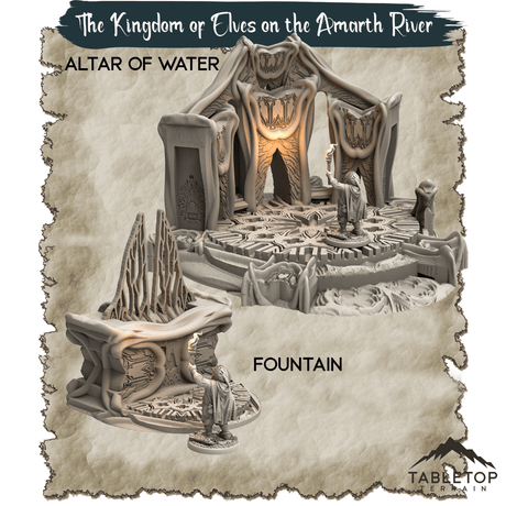 The Kingdom of Elves on the Amarth River - Thematic Dungeon Terrain
