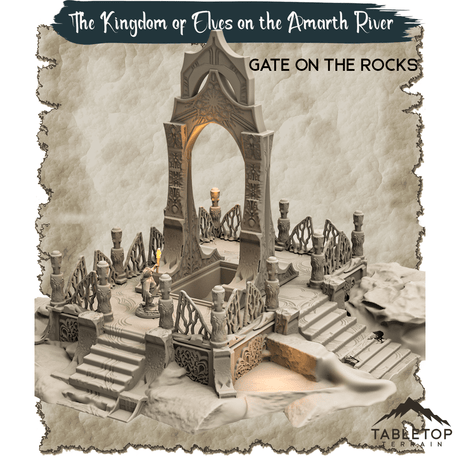 The Kingdom of Elves on the Amarth River - Thematic Dungeon Terrain
