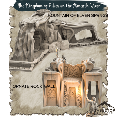 The Kingdom of Elves on the Amarth River - Thematic Dungeon Terrain