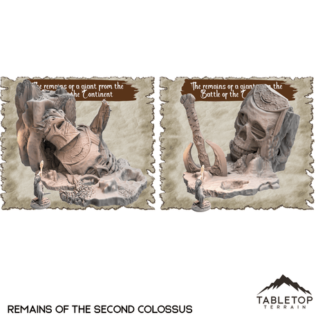 The Remains of a Giant from the Battle of the Continent Dungeon Terrain