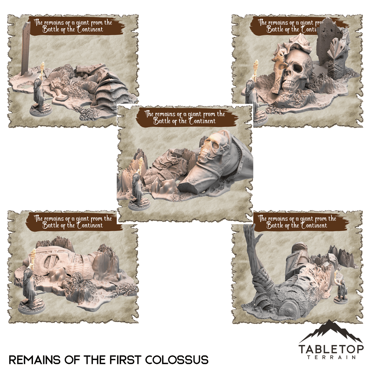 The Remains of a Giant from the Battle of the Continent Dungeon Terrain