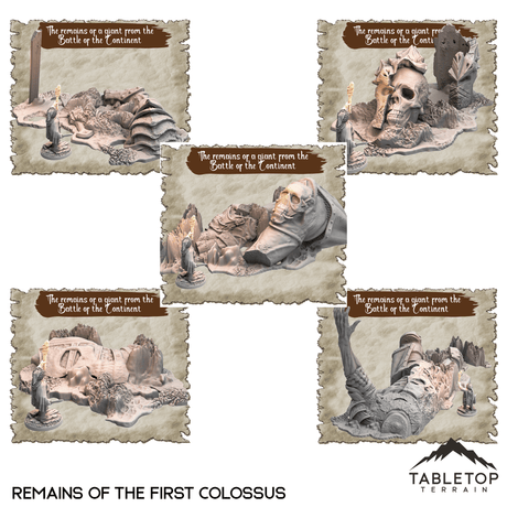 The Remains of a Giant from the Battle of the Continent Dungeon Terrain