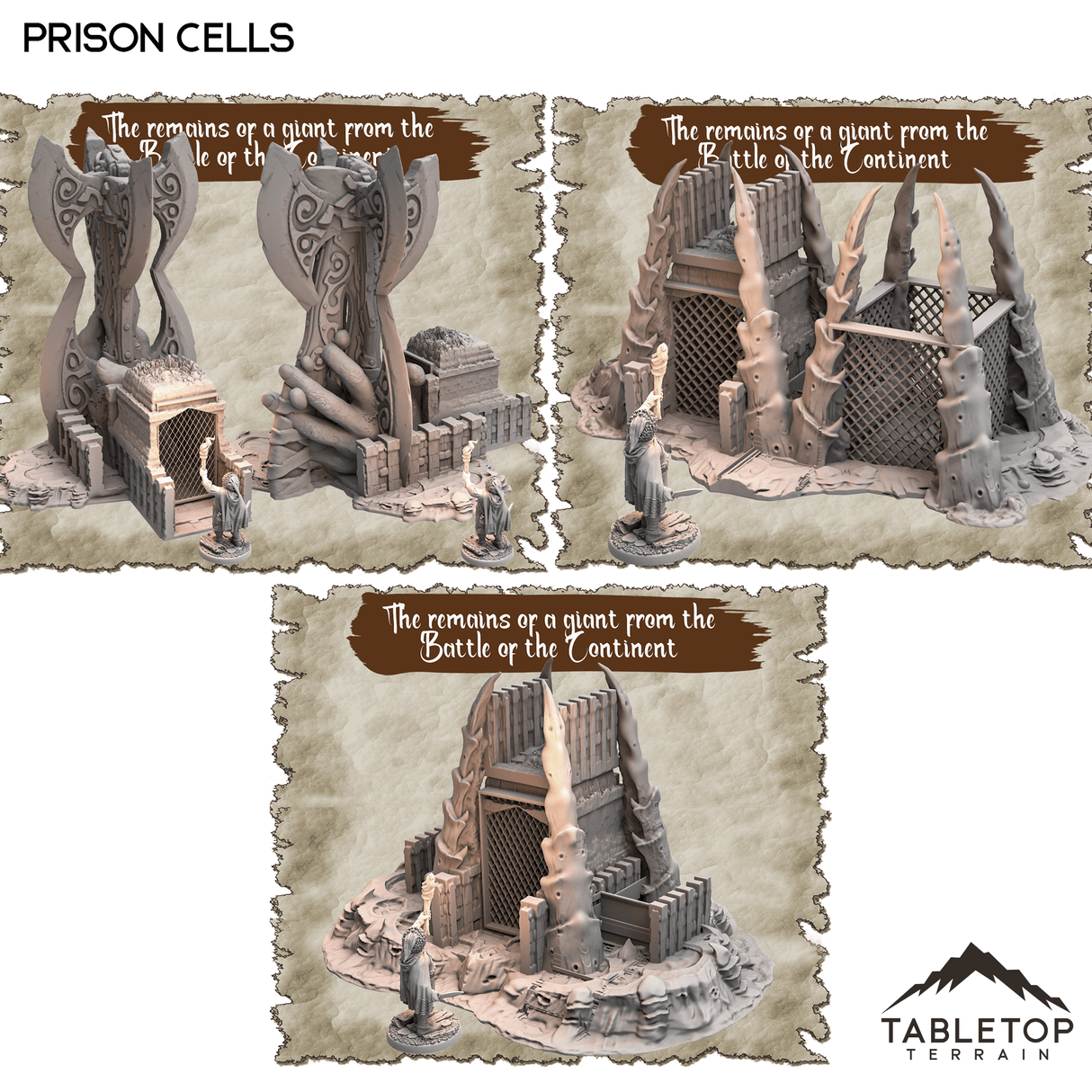 The Remains of a Giant from the Battle of the Continent Dungeon Terrain