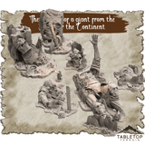 The Remains of a Giant from the Battle of the Continent Dungeon Terrain