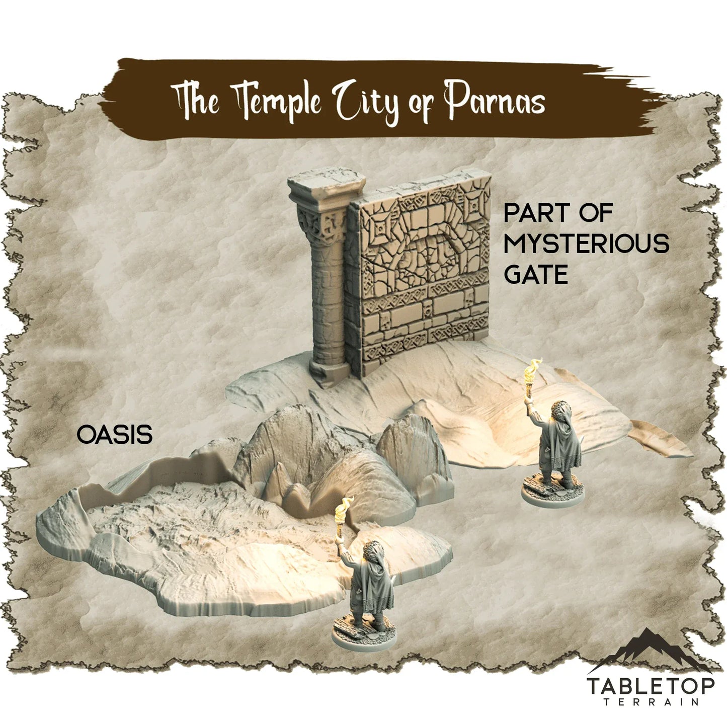 The Temple City of Parnas - Thematic Dungeon Terrain