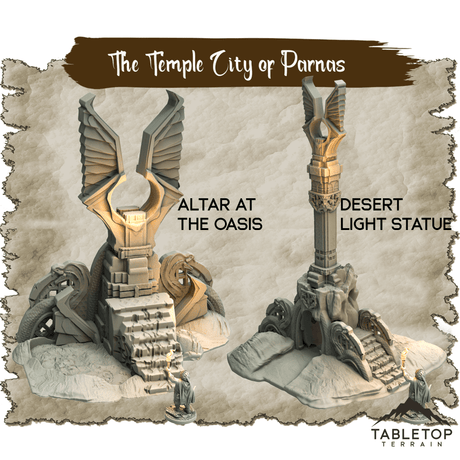 The Temple City of Parnas - Thematic Dungeon Terrain