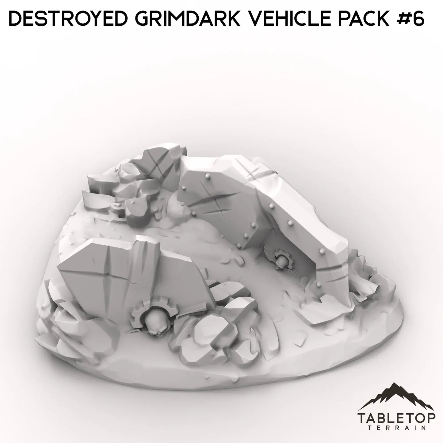 Destroyed Grimdark Vehicle Pack