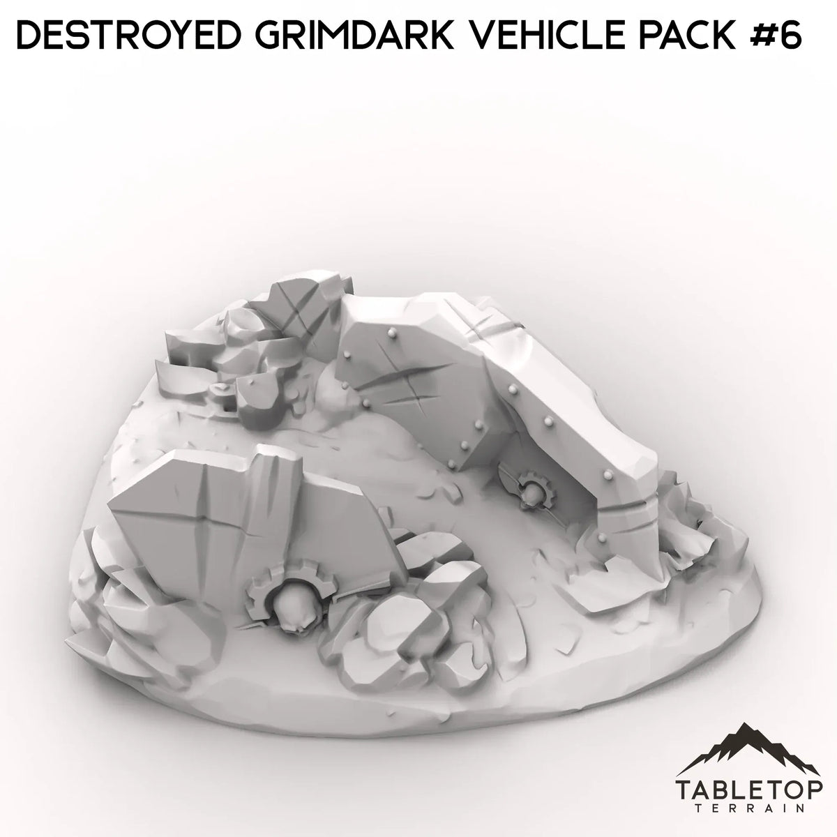 Destroyed Grimdark Vehicle Pack