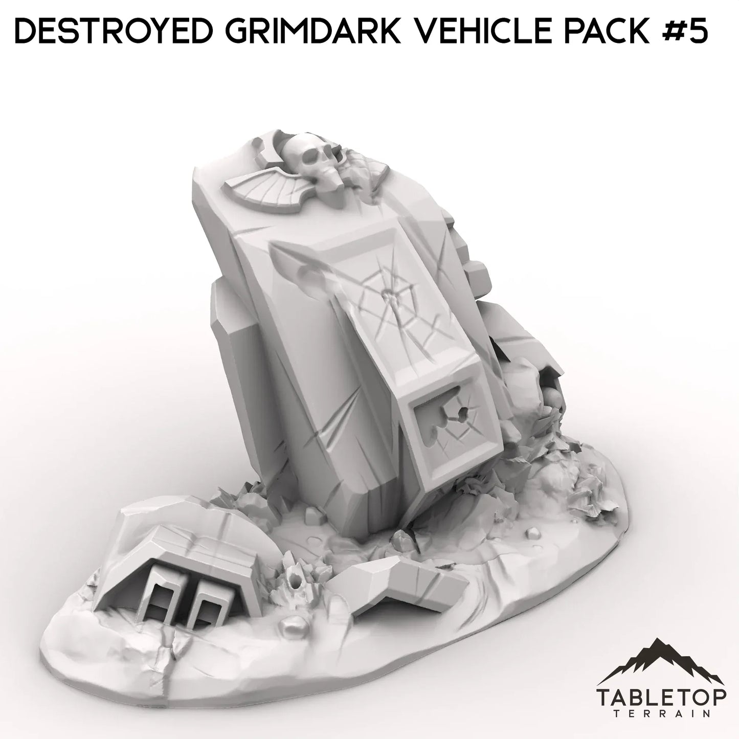 Destroyed Grimdark Vehicle Pack