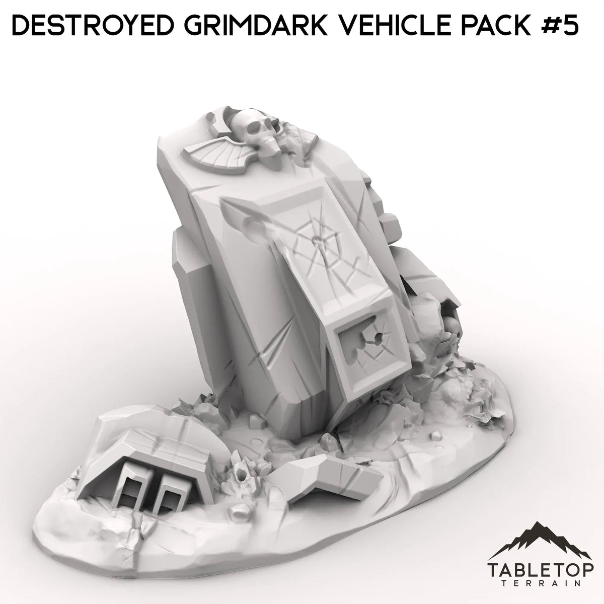 Destroyed Grimdark Vehicle Pack