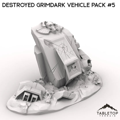 Destroyed Grimdark Vehicle Pack