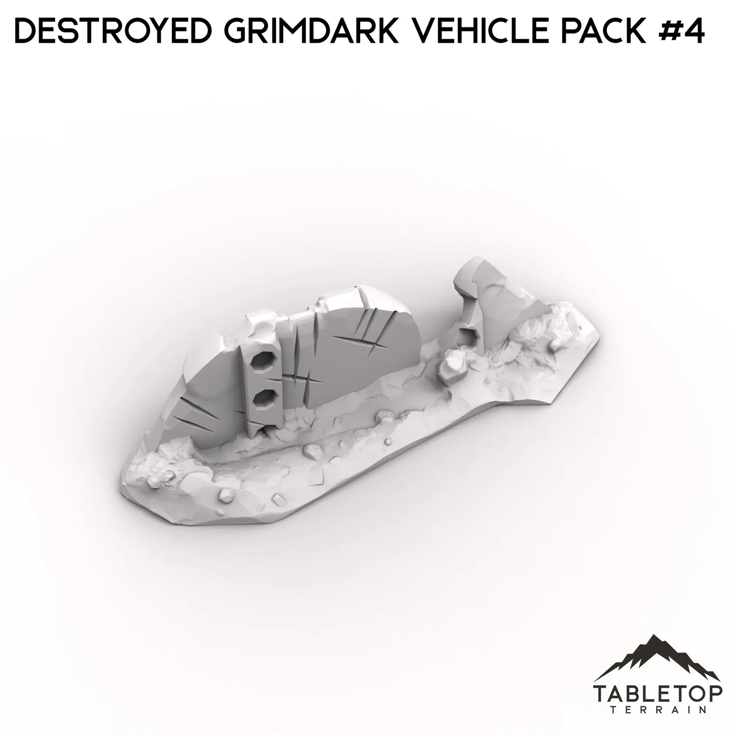 Destroyed Grimdark Vehicle Pack