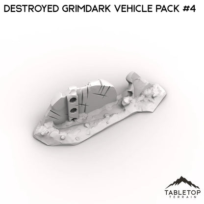 Destroyed Grimdark Vehicle Pack