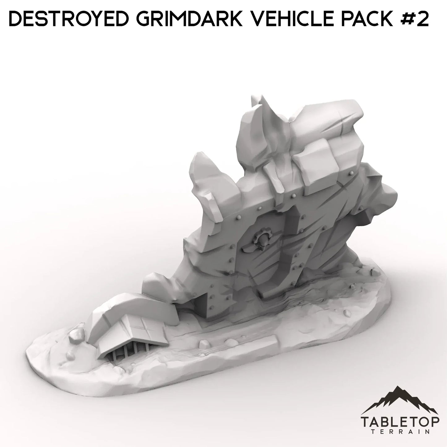 Destroyed Grimdark Vehicle Pack