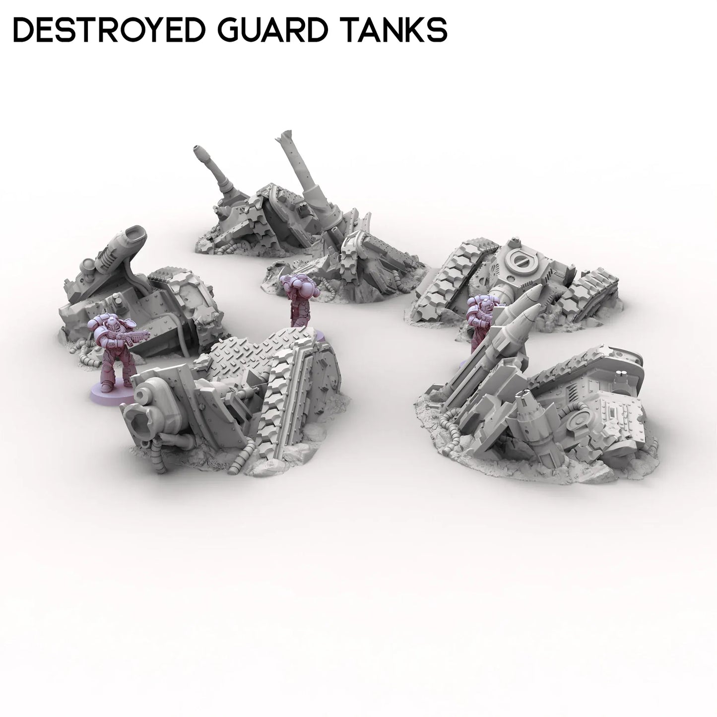 Destroyed Guard Tanks