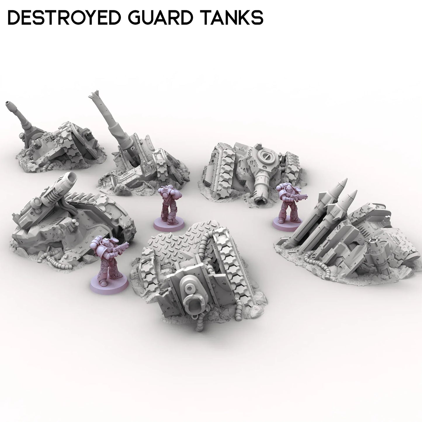 Destroyed Guard Tanks