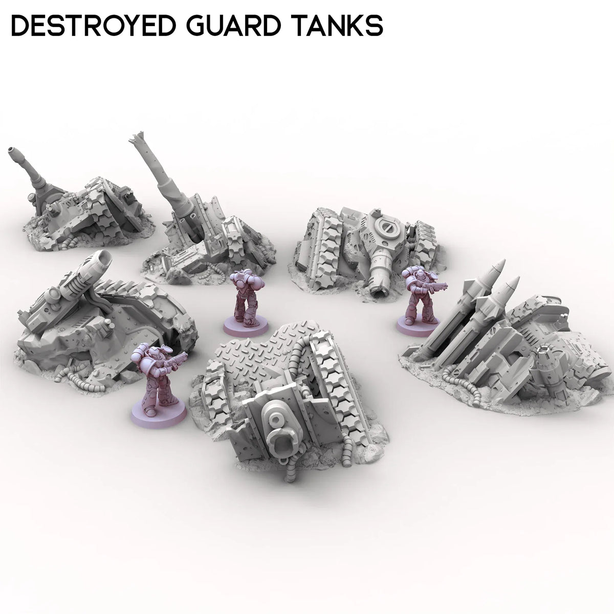 Destroyed Guard Tanks