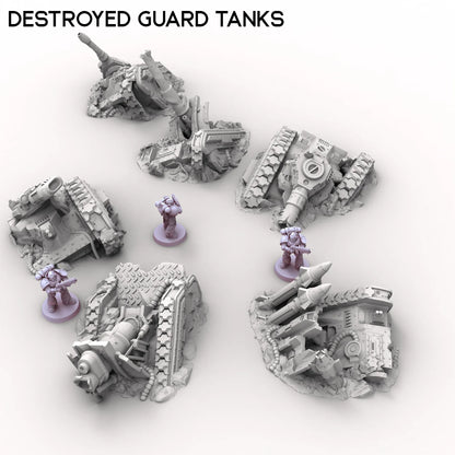 Destroyed Guard Tanks