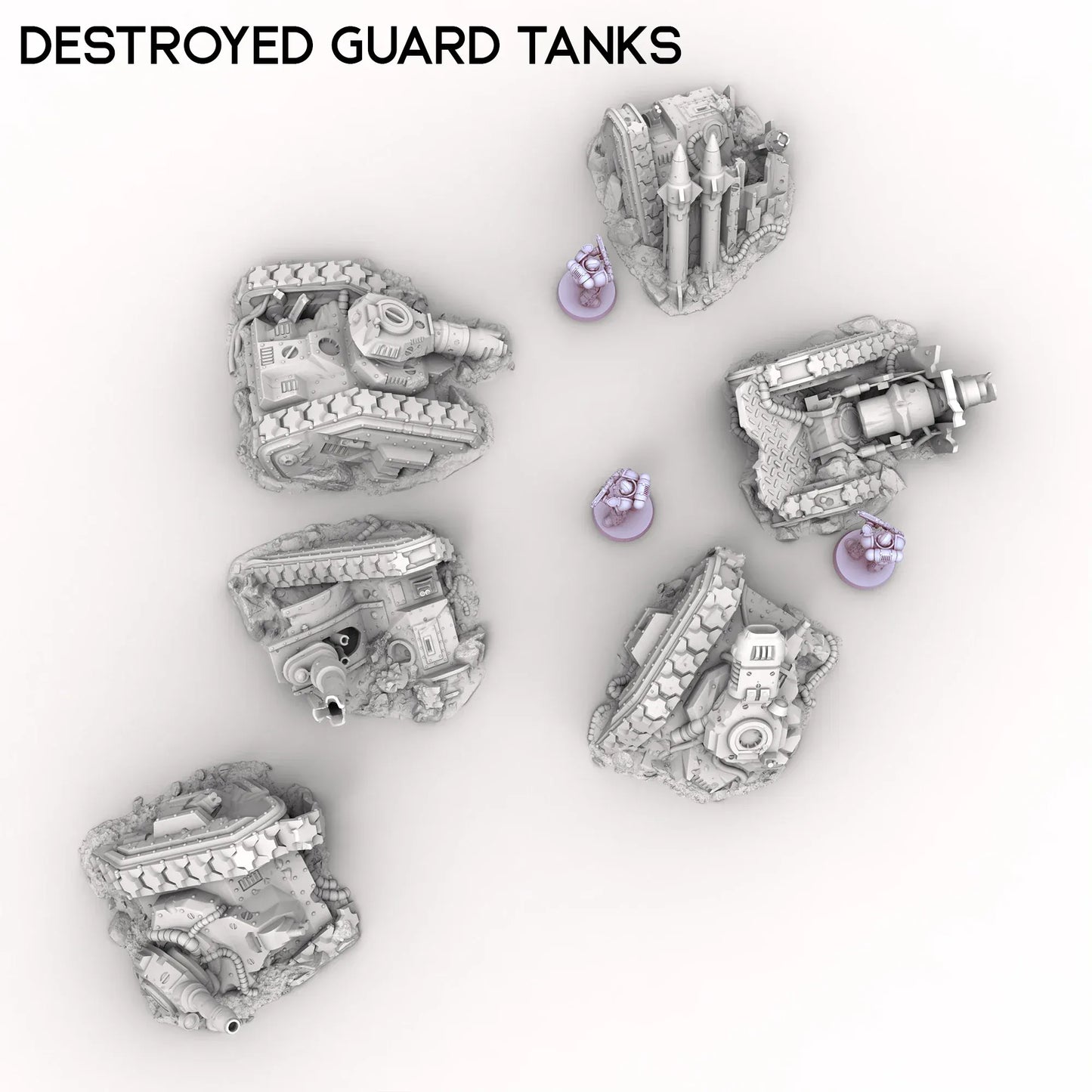 Destroyed Guard Tanks