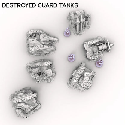 Destroyed Guard Tanks