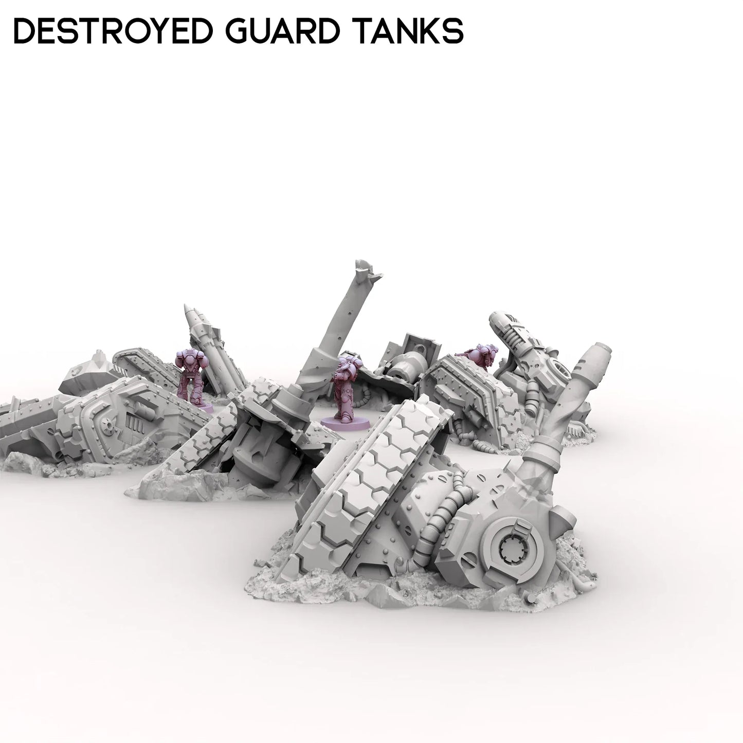Destroyed Guard Tanks