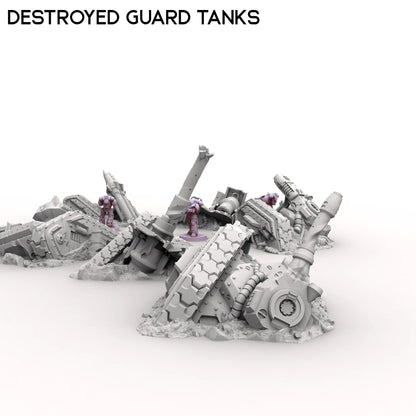 Destroyed Guard Tanks