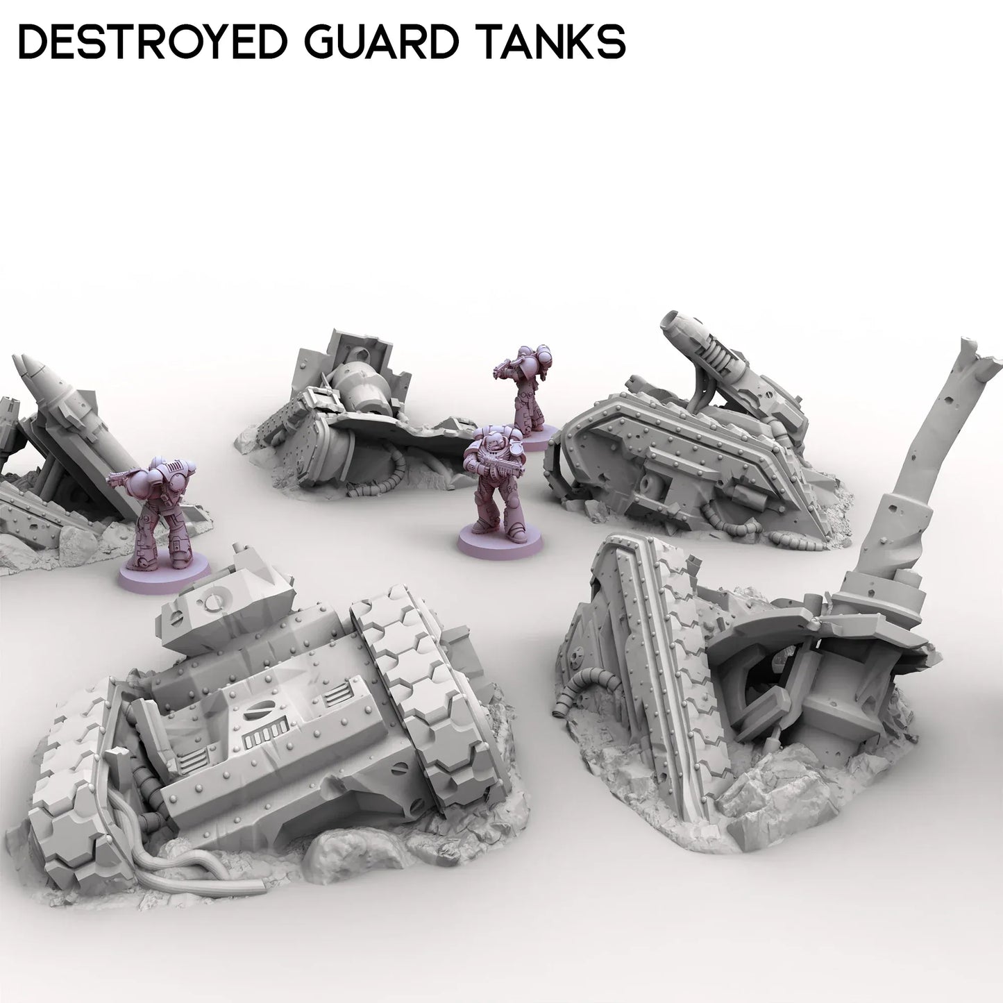 Destroyed Guard Tanks