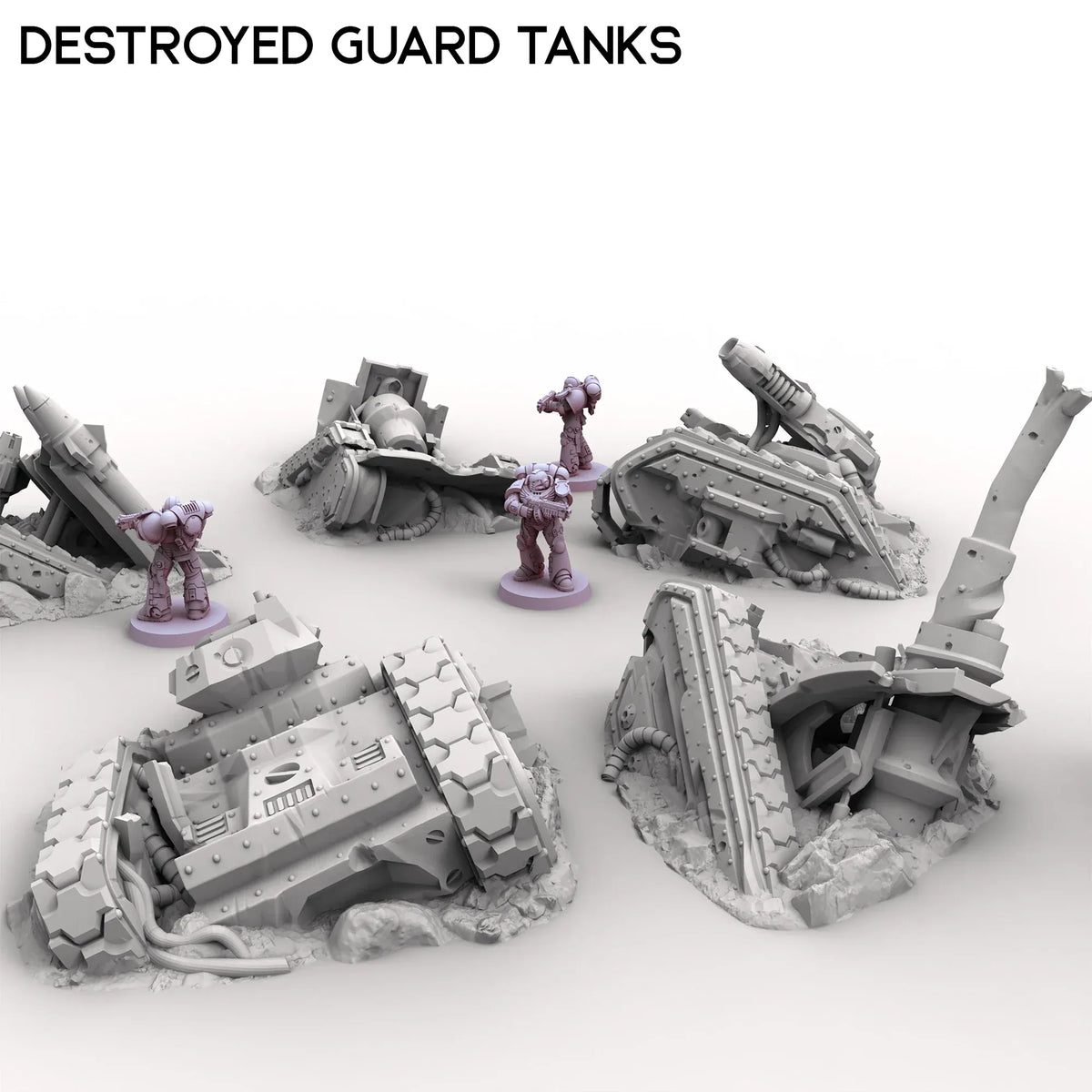 Destroyed Guard Tanks