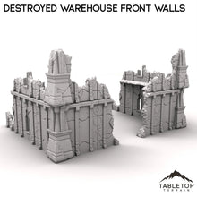 Destroyed Warehouse Front Walls