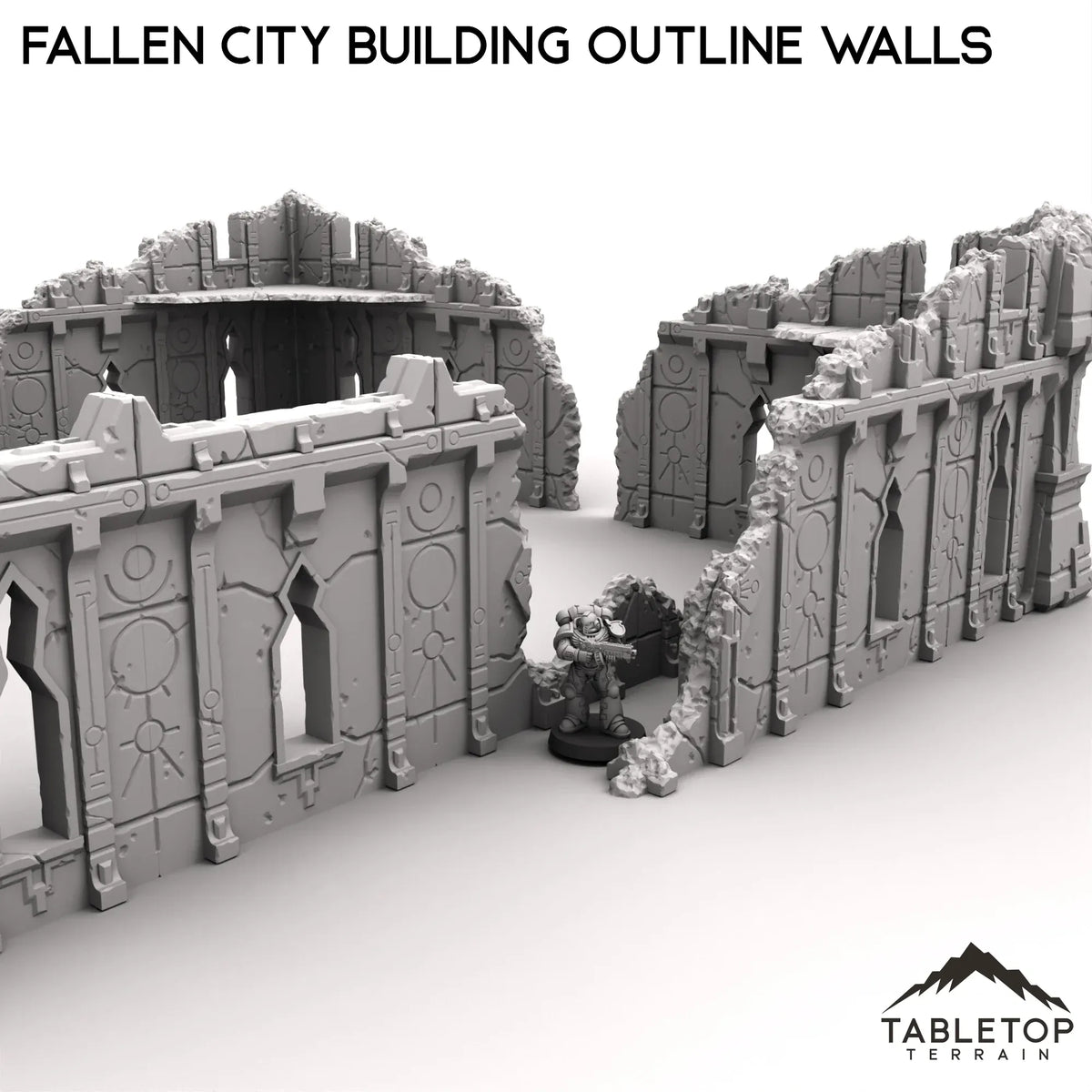 Fallen City Building Outline Walls – Wargame Portal