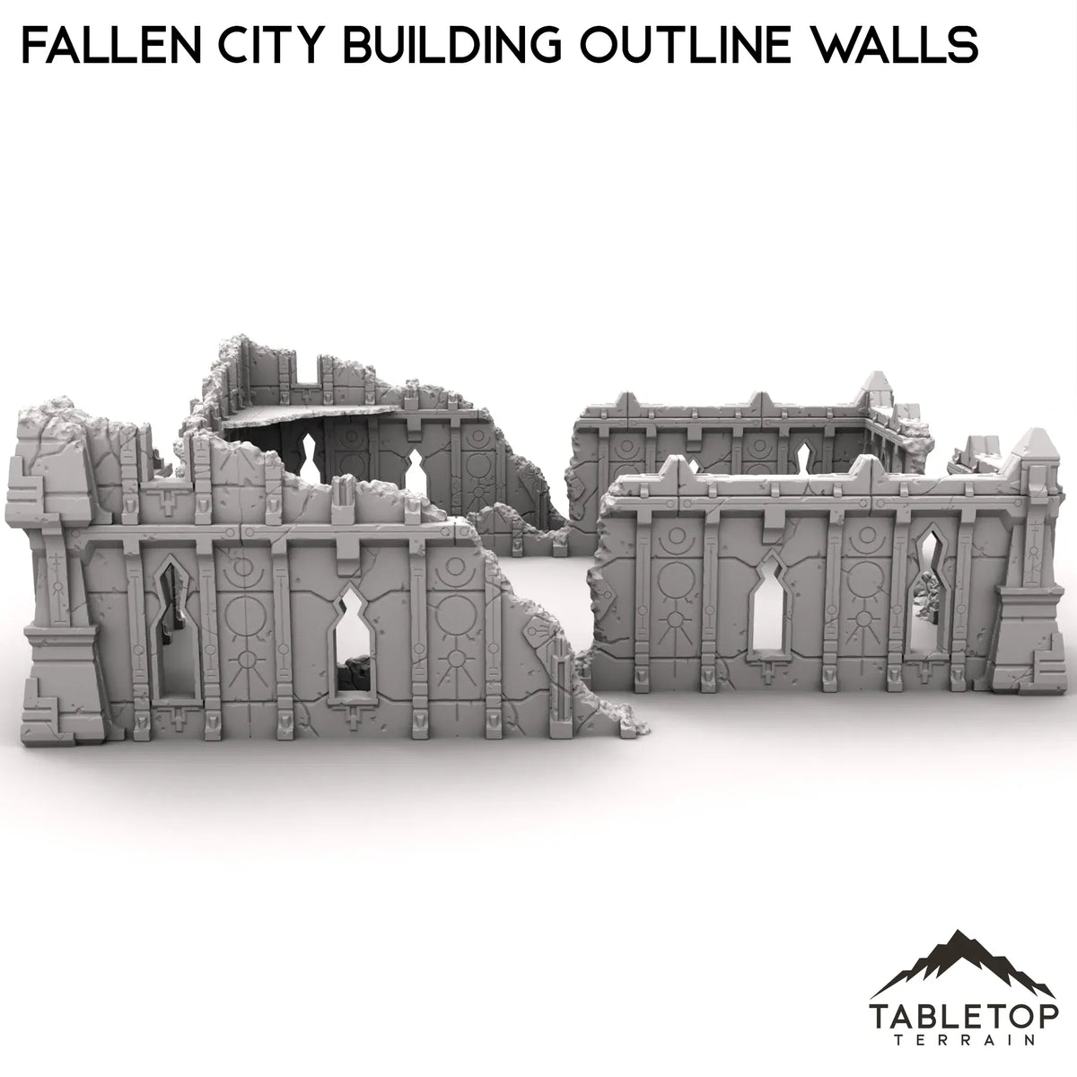 Fallen City Building Outline Walls – Wargame Portal