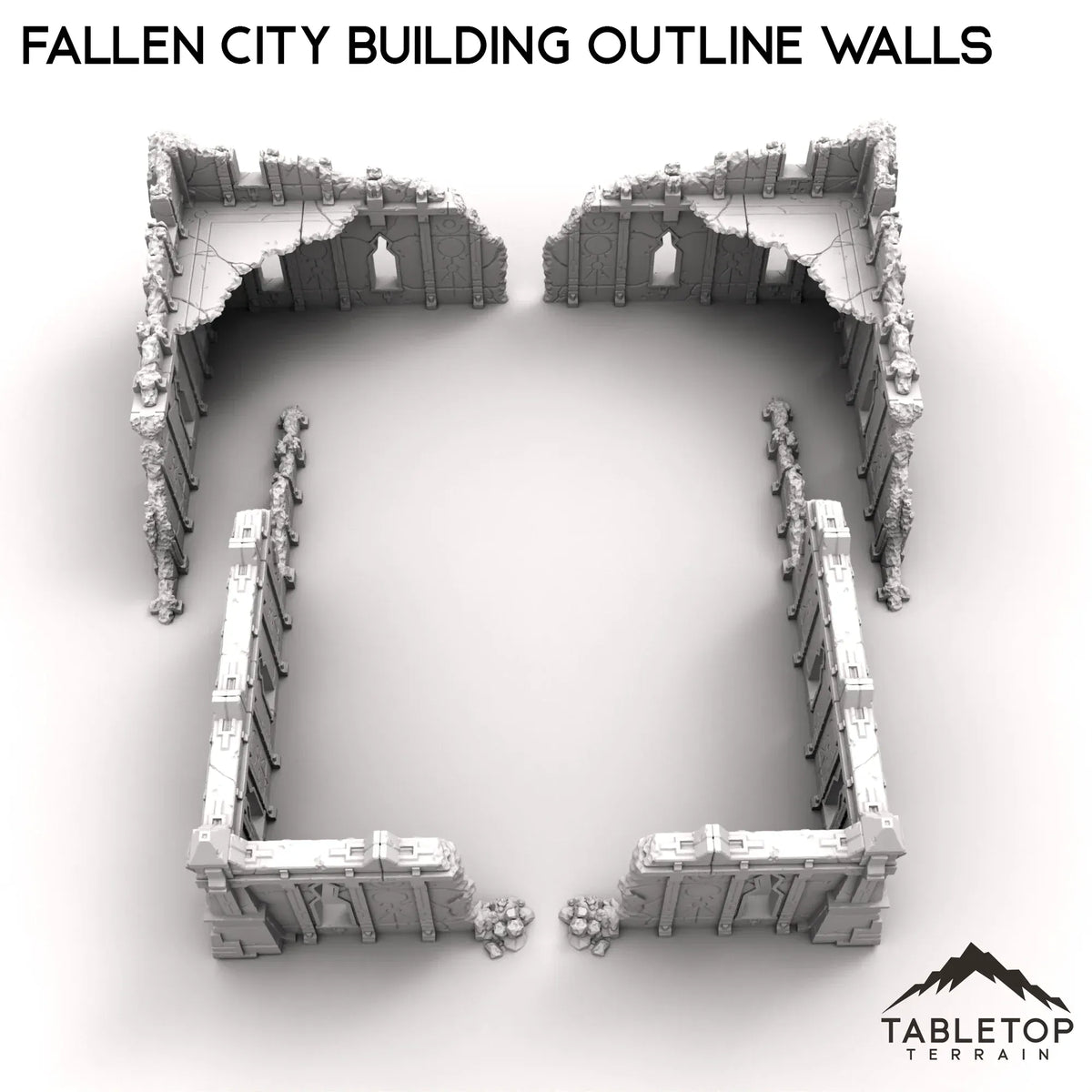 Fallen City Building Outline Walls – Wargame Portal